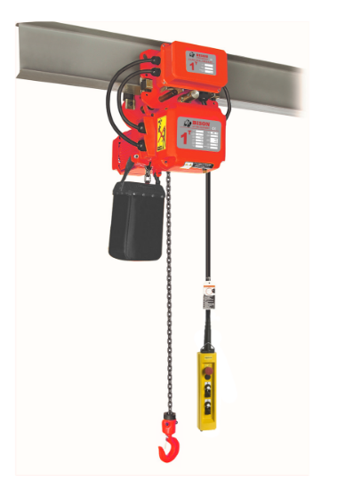 Picture of 1 Ton Three Phase Hoist + Trolley  - Dual Speed