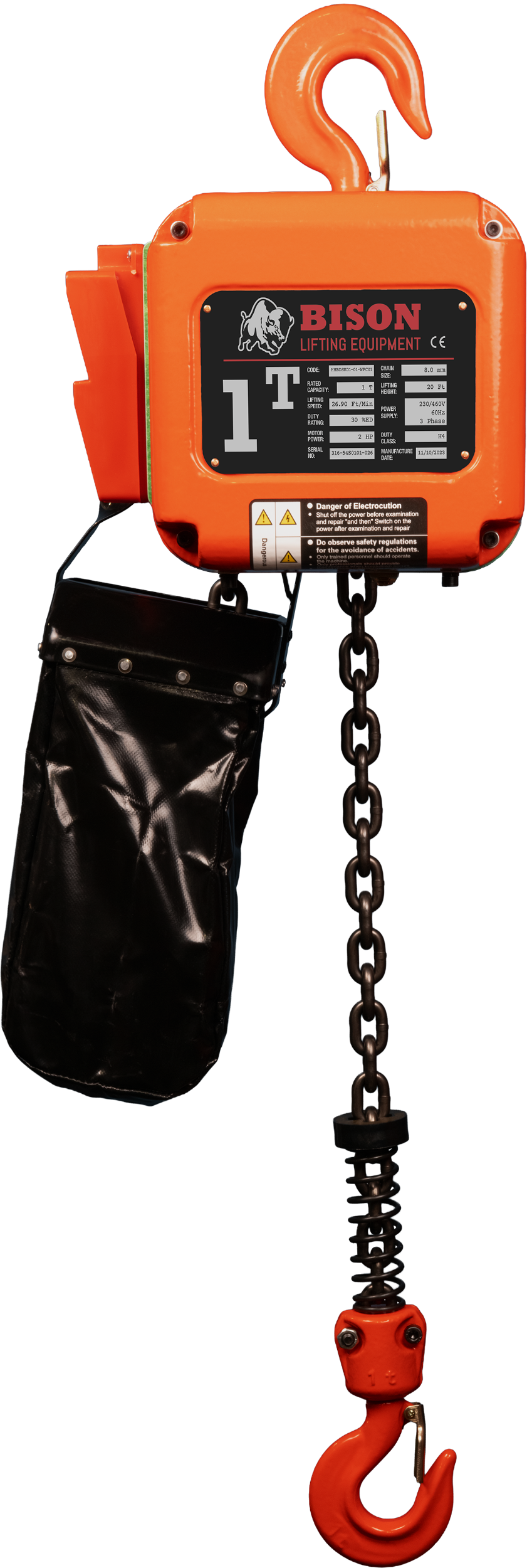 Picture of 1 Ton Three Phase Hoist