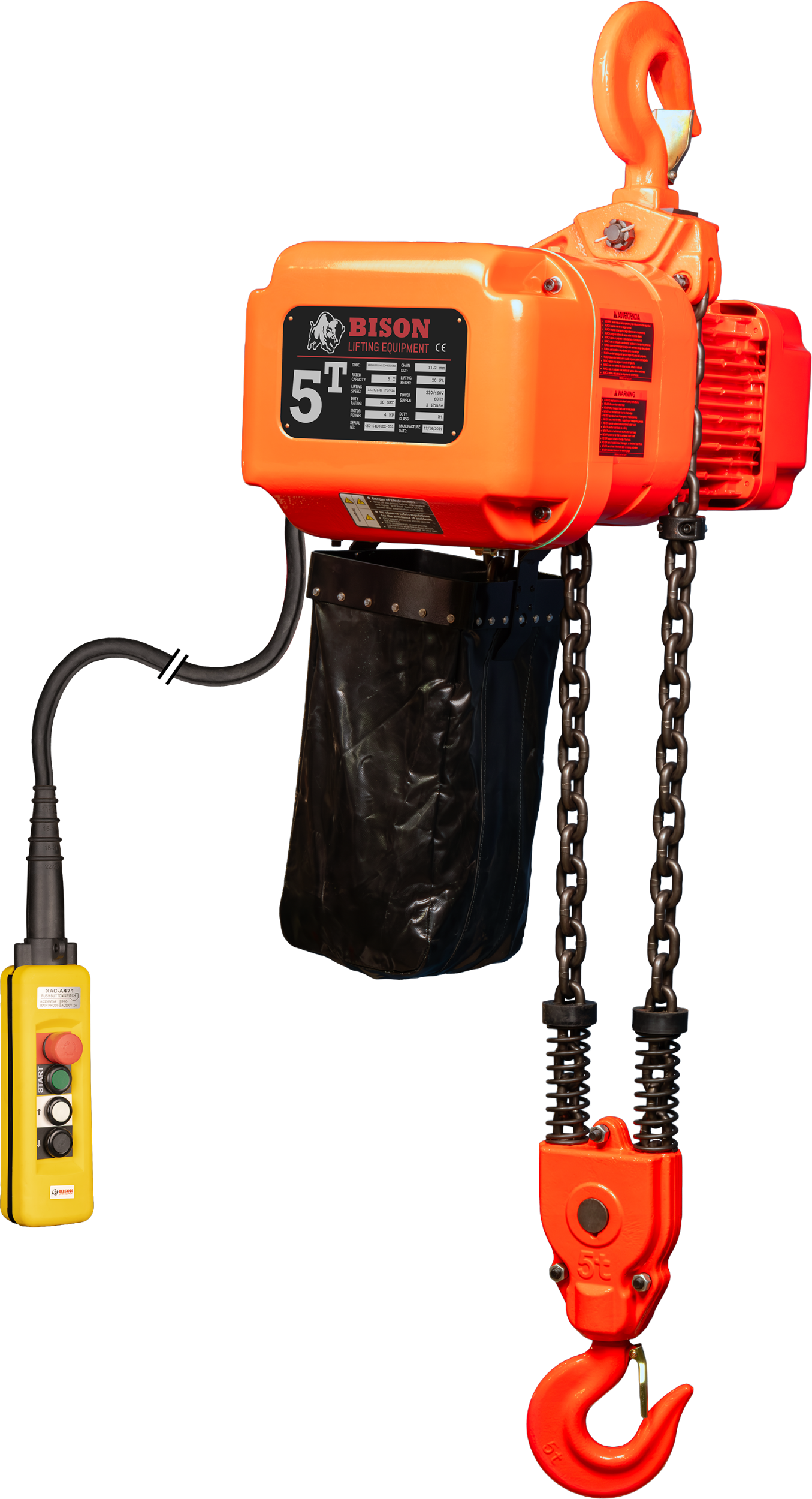 Picture of 5 Ton Three Phase Hoist - Dual Speed