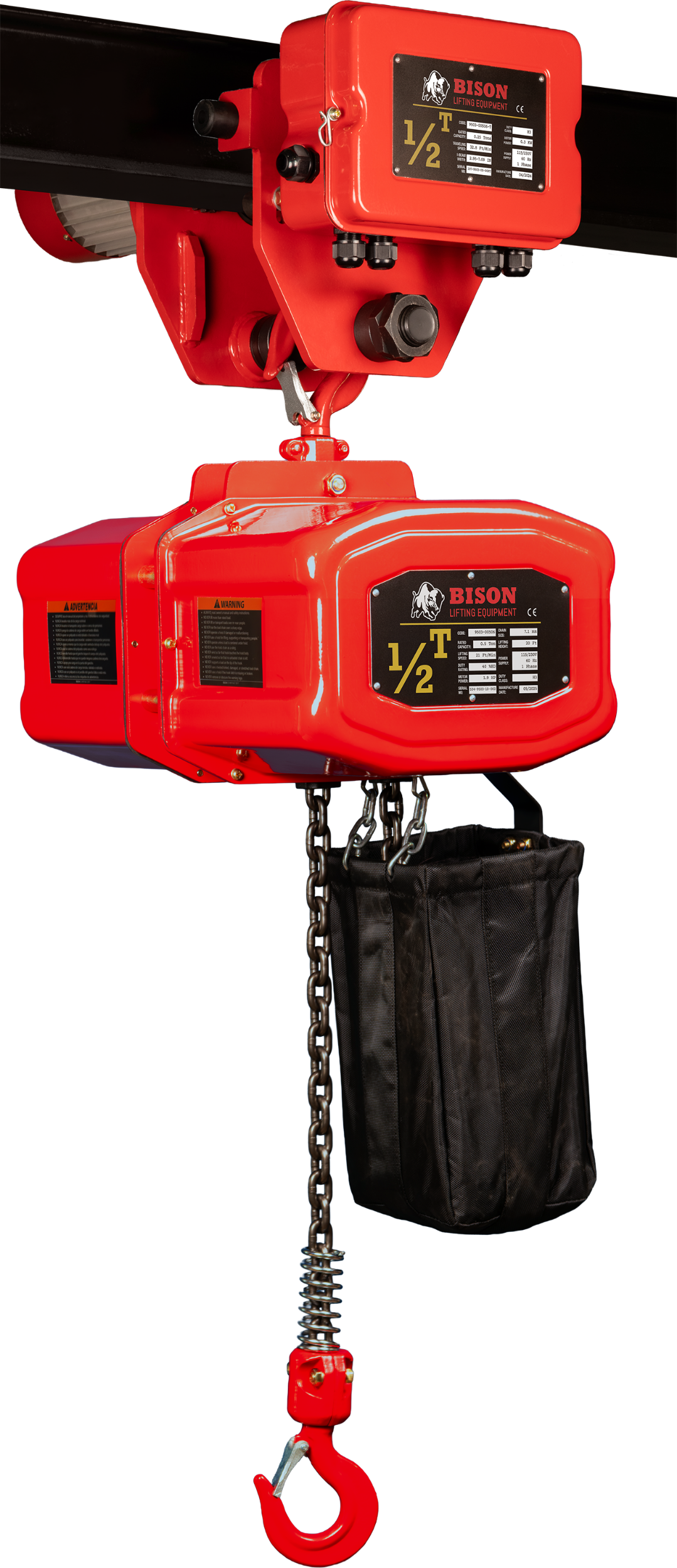 Picture of 1/2 Ton Hoist + Trolley