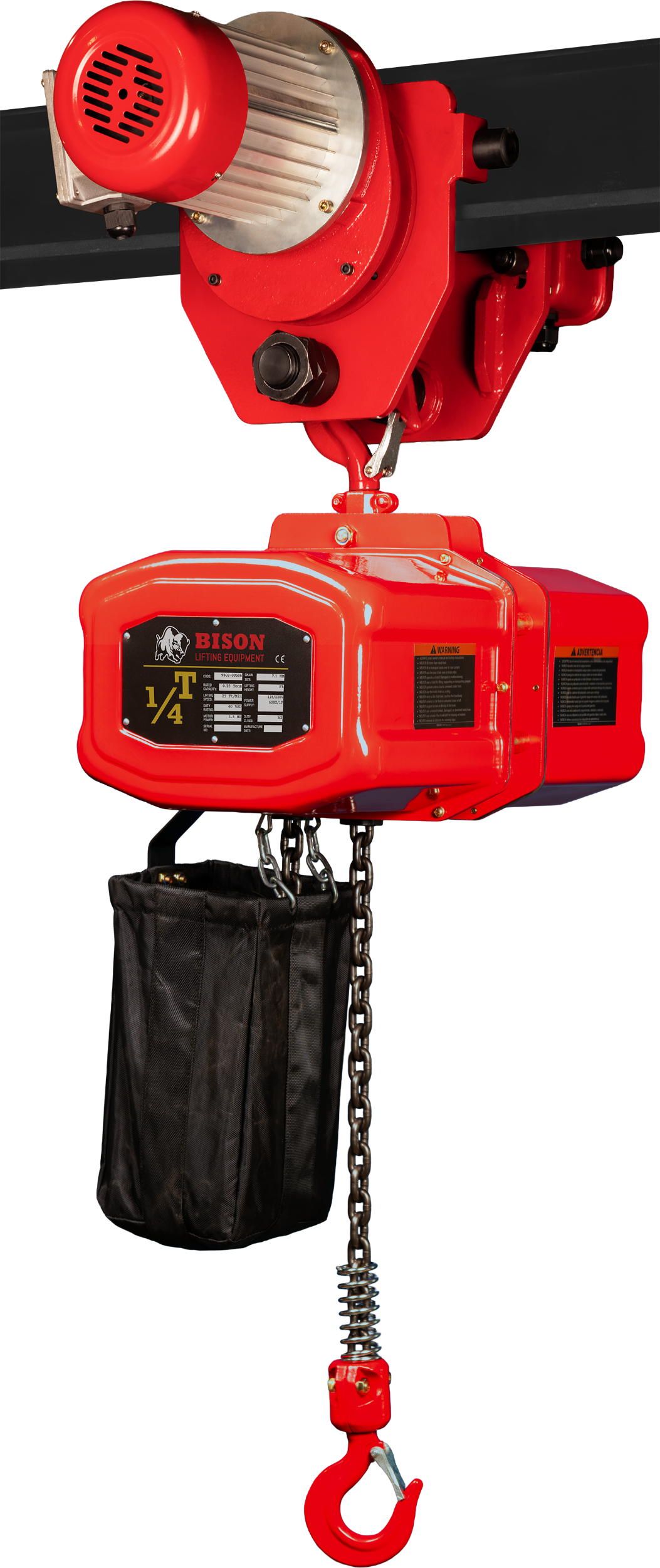 Picture of 1/4 Ton Hoist + Trolley 