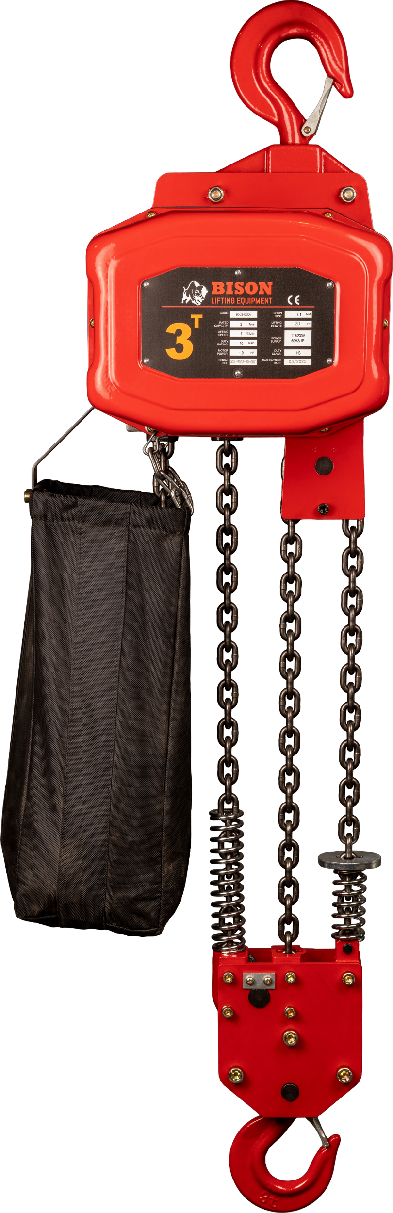 Picture of 3 Ton Single Phase Hoist